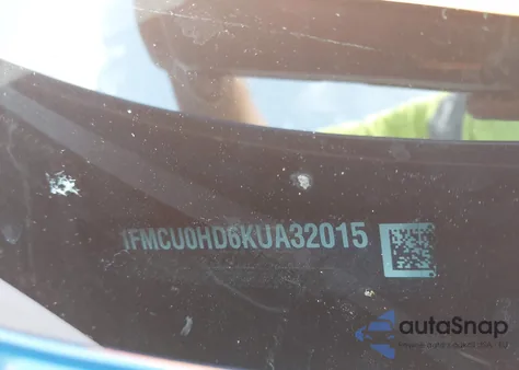 2019 Ford Escape Sel из США, поврежденный, VIN 1FMCU0HD6KUA32015